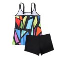 thumbnail image 4 of Wangsaura Maillot de Bain Femme + Short, Imprimé Géométrique/arc-en-Ciel/papillon, 4 of 8