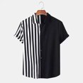 thumbnail image 4 of Chemise Décontractée pour Homme à Manches Courtes Style Hawaïen de Vacances Blouse T-shirt, 4 of 5