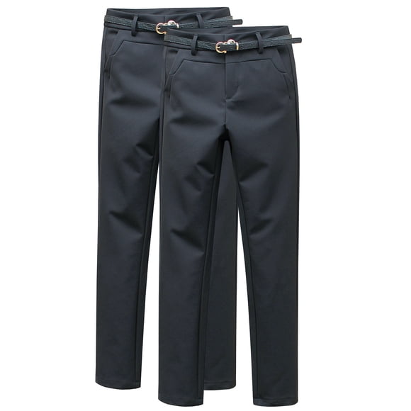 Black dress pants Women's pants Slim-fit straight leg plus size formal Work OL Professional pants Pencil pants long pants Black pants