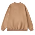 thumbnail image 4 of XZNGL Men Casual Round Neck Long Sleeve Pullover Solid Color Sweatshirts Blouse, 4 of 4