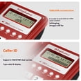 thumbnail image 2 of relayinert Digital Featuring Caller ID, Hands-Free Calling. Equipped Volume Button Design, Durable Ideal Offices, Hotels, And 8208-Red, 2 of 6