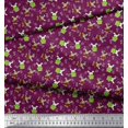 thumbnail image 2 of Soimoi Silk Fabric Leaves,Watermelon & Rabbit Kids Decor Fabric Printed Yard 42 Inch Wide, 2 of 3