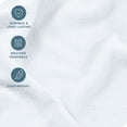 thumbnail image 4 of Bare Home Cozy Fleece Ensemble de Draps en Molleton - Molleton Polaire Ultra Moelleux - Poche Profonde - Lit Simple, Blanc, 4 of 8