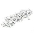 thumbnail image 4 of Pull Riveting Nuts, 100 Pcs Aluminum Galvanized Flat Head Threaded Insert Nut Vertical Hardware Accessories, 4 of 8