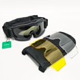 thumbnail image 4 of Outdoor Sunglasses Sports Goggles Airsoft CS Paintball Glasses 3 Lens Kit, 4 of 5