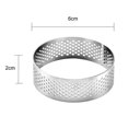 thumbnail image 4 of [Brand Clearance!]  With Hole Breathable French Style Mousse Cake Ring Kitchen Baking Tool, 4 of 6