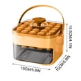 thumbnail image 2 of Easy Press Ice Maker with Bin, Portable Trays for Freezing, Quick Release Ice Mold for Cocktails, Drinks, Kitchen & Home Use, Leak-Proof Ice Block Maker with Handle for Effortless Ice Making, 2 of 6