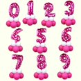 thumbnail image 4 of simhoa All Numbers Crown Balloons Column Set Happy Birthday Arch Garland Number 1, 4 of 4