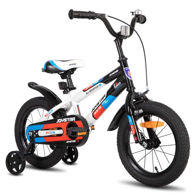 JOYSTAR New Berry Kids Bike, Ages 3-10, 12-20 Inch with Training Wheels, White
