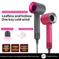 thumbnail image 3 of High-Speed Ionic Hair Dryer with Magnetic Attachments, Professional Salon Blow Dryer with Brushless Motor & Intelligent Heat Control for Fast Drying and Frizz Control,Silver（3 hair nozzle）, 3 of 26