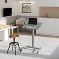 thumbnail image 3 of Seville Classics Sage Green airLIFT® Pneumatic Tilting Mobile Desk Cart, 3 of 12