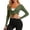 Green, variant on Daiosportswear Women Tie Front Wrap Tops Long Sleeve Pilate Ballet Ruffle Bolero Shrugs Crop Yoga Layering Workout Cardigan Cover Up,Cover-Up for Women Gray XXL(XXL)