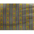 thumbnail image 4 of oneOone Georgette Viscose Fabric Stripe & Swirl Ikat Print Fabric BTY 42 Inch Wide, 4 of 4