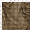 thumbnail image 3 of Soimoi Brown Poly Georgette Fabric Fleur_de_lis Damask Printed Fabric 1 Yard 42 Inch Wide, 3 of 6
