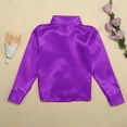 thumbnail image 4 of Boys Tops Sparkly Sequins Dance Long Sleeve Button Down Shirt for Jazz Performance Apparel, 4 of 7