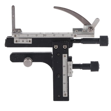 Aigid Stade Mobile de Microscope, Pied à Coulisse Mobile X-Y mécanique Attachable Professionnel d'étape avec Échelle pour le Microscope