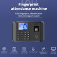 thumbnail image 2 of Intelligent Biometric Fingerprint Password Attendance Machine Time Clock Employee Checking-in Recorder 2.4 inch LCD Screen, 2 of 8