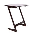 thumbnail image 4 of GoDecor Bamboo Sofa Side Table Snack End Side Table Coffee Table TV Snack Trays Sofa Side Table Modern Furniture for Home Office (Brown), 4 of 5