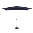 thumbnail image 4 of Nassau 6.5-ft x 10-ft Rectangular Market Umbrella with LED Bulb Lights - Navy Blue - Breez-Tex, 4 of 9