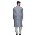thumbnail image 3 of Atasi Ensemble Kurta-Pyjama Long en Coton pour Hommes, Kurta-Pyjama Décontracté de Designer, Vêtements, 3 of 5