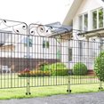 thumbnail image 2 of Outsunny 11.5' Decor Garden Fence for Border Edging, 4 Pack, Square Vines, 2 of 10