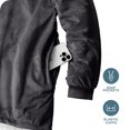 thumbnail image 4 of Bare Home Plush Sherpa Wearable Blanket - Fluffy & Soft - Lightweight - Adult, Forged Iron Gray, 4 of 7