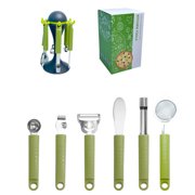 xaoyunyn 6 Piece Kitchen Tool Set Suit for Baking Fruit Prep Includes Peeling Knife Bottle Opener,Stable Ergonomic for Easy Food Preparation