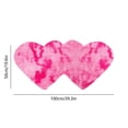 thumbnail image 3 of Fiudx Valentine'S Day Heart Shaped Rug | Soft & Non-Slip Fluffy Bath Mat | Machine Washable Bedroom or Living Room Carpet | 19.6X39.3 Inch | Includes 1 Rug, 3 of 6