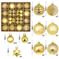thumbnail image 3 of 44 Pcs Boules de Noël Colorées Décorations de Sapin de Noël - Boules de Noël pour Fête Fournitures de Sapin de Noël 50 % de Réduction, 3 of 6
