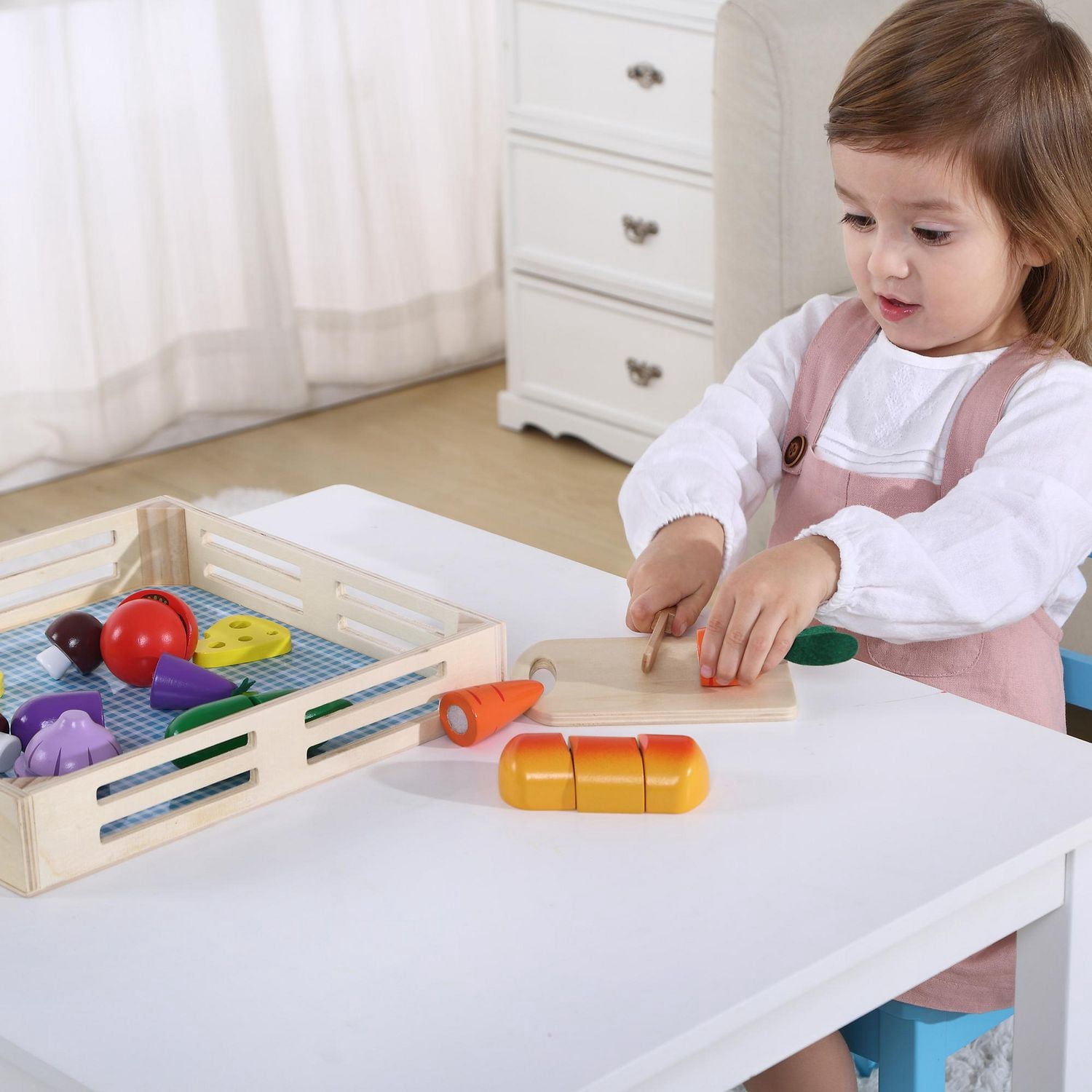 Tooky Toy Fun and Educational Wooden Cute Kitchen Set