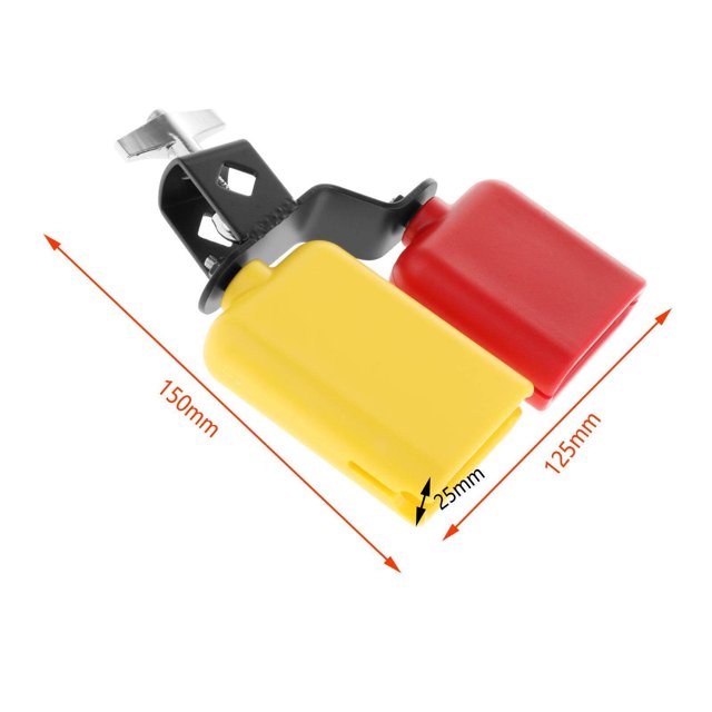 facefd Double Mounted Bell Set Noisemaker Percussion Instrument Accessory Style B