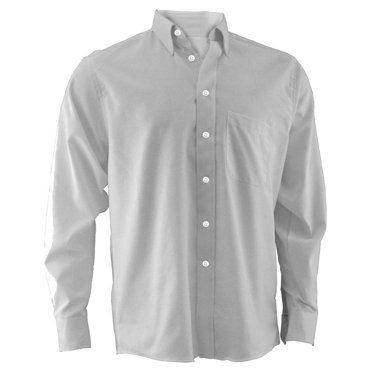 Edwards Garment Chemise Oxford à Manches Longues Facile d'Entretien pour Homme, Gris Pâle, Petit 33