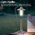 thumbnail image 4 of yeacher Compact Walnut Camping Table Lamp Stand - Lightweight, Detachable, and Easy to Store for Outdoor Use (Lamp Not Included), 4 of 6