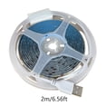 thumbnail image 3 of ZZkhGO Motion Sensor LED Light Strip, USB Under Cabinet Closet Lighting, Adhesive Puck Lights for Wardrobe Stairs Pantry, 3 of 7