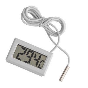 Digital Thermometer LED for Water Cooling Mini Display Temperature Meter Probe Sensor LCD