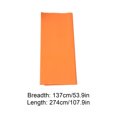 thumbnail image 3 of yulier Large Plastic Table Cloth 54 x 108 Inch Disposable Tablecloths Rectangle Table Cover for Parties Wedding Picnic Outdoor, Leakproof, Orange, 3 of 7