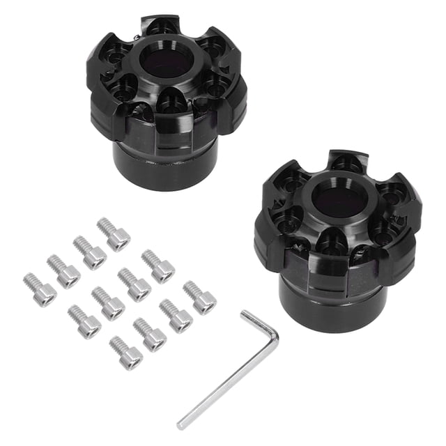 Frame Sliders Protector, Wheel Crash Slider Universal CNC Aluminium Alloy Heavy Duty For Bikes For Motorcycles Silver,Red,Black