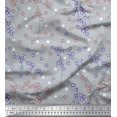 thumbnail image 1 of Soimoi Polyester Crepe Fabric Flower Artistic Print Fabric by Yard 42 Inch Wide, 1 of 3
