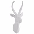 thumbnail image 1 of Benzara BM145790 Tête d'Antilope Blanche&44; Blanc Classique, 1 of 1