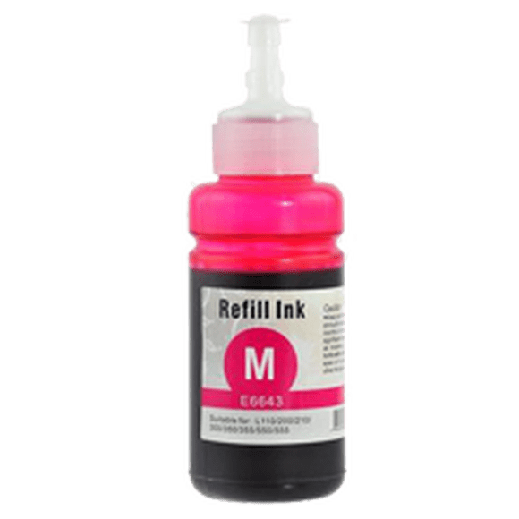 zoomtoner compatible pour Epson Expression ET-2500 EPSON T664320 (664) Dye INK / INKJET Bottle Magenta