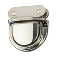 thumbnail image 1 of stanreset 38MM Buckle Sturdy Metal Small Portable Buckles Tool Wear Resistance Turn Lock Bag Purse Decoration Closure Silver White, 1 of 8