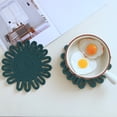 thumbnail image 1 of Nilvkv Woven Insulation Pad Kitchen Flower Shaped Placemat Handmaded Pot Mat Cup Mat Size 7X7 Inches, 1 of 6