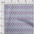 thumbnail image 2 of oneOone Rayon Medium Purple Fabric Geometric Sewing Craft Projects Fabric Prints By Yard 56 Inch Wide-QI, 2 of 4