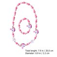 thumbnail image 2 of Ensemble de 2 Pcs/ensemble Bracelet Décoratif pour Enfants Collier Ensemble Perles en Bois Unicorn Kit de Bracelet, 2 of 5