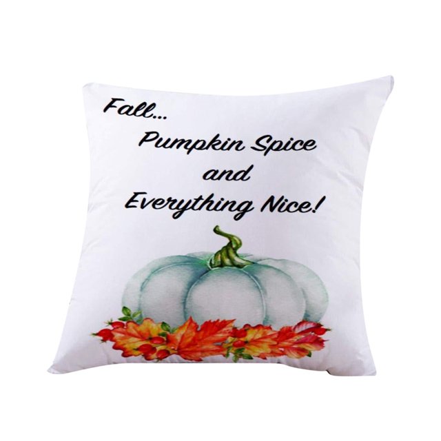 Fridja Housses de Coussin d'Halloween 18 x 18 Pouces Rétro Citrouille d'Halloween Graphique Housse de Coussin Décorative Colorée Rustique d'Halloween pour Décoration de Maison, Canapé, Sofa pour les Fêtes