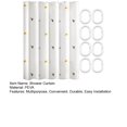 thumbnail image 4 of Shower Curtain, HEVIRGO Multipurpose Shower Curtain Liner Easy Installation Shower Curtain Set Waterproof Shower Curtains Suitable for Living Room Office Home, 4 of 7