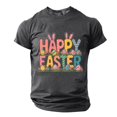 thumbnail image 3 of Plebaso T-Shirts de Pâques pour Hommes à Manches Courtes, Col Rond, T-Shirt Graphique, Hauts Imprimés, T-Shirts Décontractés d'Été pour Hommes, 3 of 6