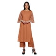 thumbnail image 1 of Moomaya Ensemble Kurta Palazzo Maxi pour Femmes Imprimé 2 Pcs Robe Tenue Tenue Ethnique, 1 of 5