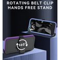 thumbnail image 4 of KOMI Phone Case for Google Pixel 9 Pro XL Case with HD Screen Protector, Pixel 9 Pro XL Case Heavy Duty Durable Shockproof 2-Layer Cover for Google 9 Pro XL with Belt Clip-Light Purple/Sky Blue, 4 of 5