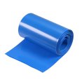 thumbnail image 1 of Unique Bargains Tube Rétractable en PVC Bleu 100mm Plat 4m pour Grand Pack de Batteries, 1 of 5